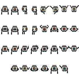 BB sprite sheet from The Last Shelter